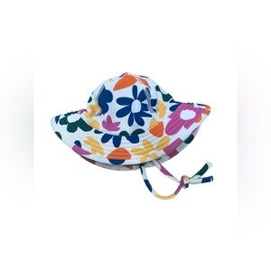 Hanna Andersson Size S, 3-4 Years, Floppy Floral Sun Hat